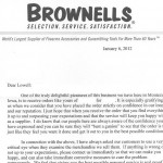 brownells letter