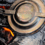 Toas-Tite pie maker in campfire