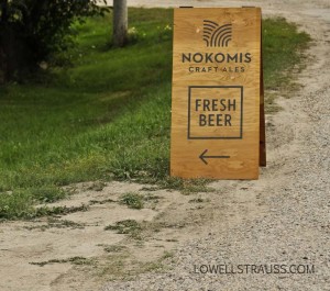 Nokomis Craft Ales road sign