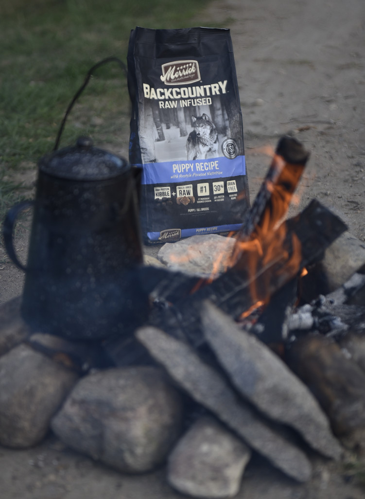 Merrick Backcountry by campfire