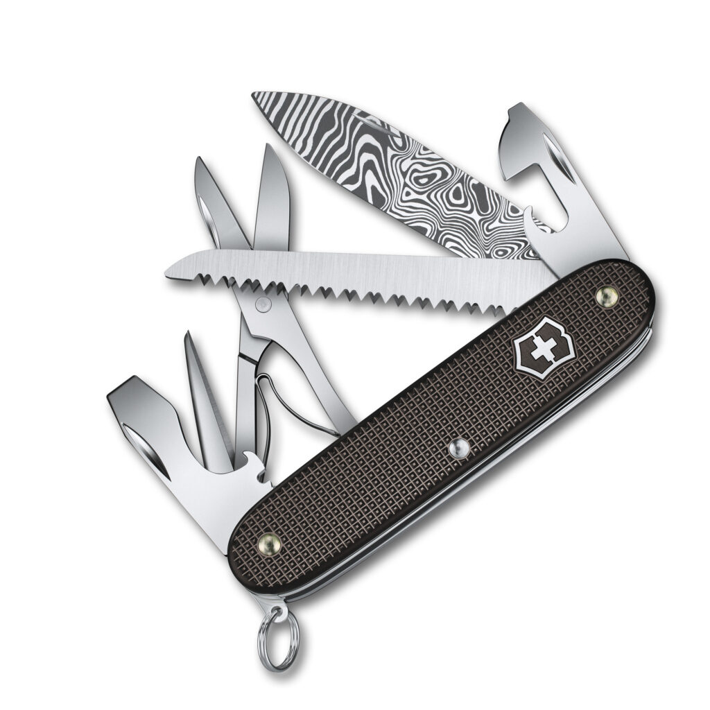 Limited Edition Swiss Army Knife - Farmer X Alox Damast